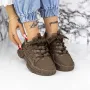 Pantofi Sport Dama 2WL86 Kaki » Reina.Ro