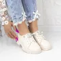 Pantofi Casual Dama 23726 Crem » Reina.Ro