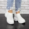 Pantofi Sport Dama cu Platforma 2MX1 Alb » Reina.Ro