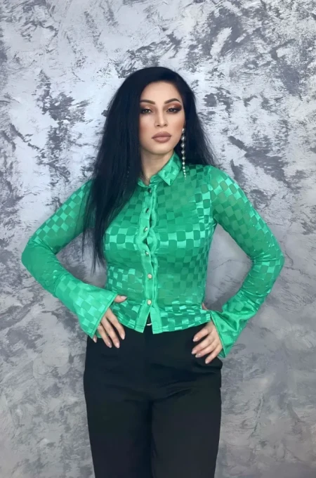 Bluza Dama 1271 Verde » Reina.Ro