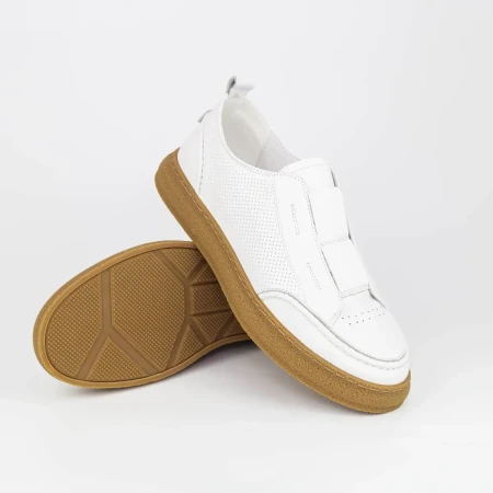 Pantofi Casual Barbati 8689 Alb » Reina.Ro
