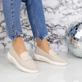 Pantofi Casual Dama 2KM1 Bej » Reina.Ro