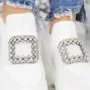 Pantofi Sport Dama cu Platforma 2MX9 Alb » Reina.Ro