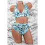 Costum de Baie Dama 2 Piese F56-2 Albastru » Reina.Ro