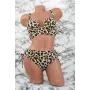 Costum de Baie Dama 2 Piese L16-2 Leopard » Reina.Ro