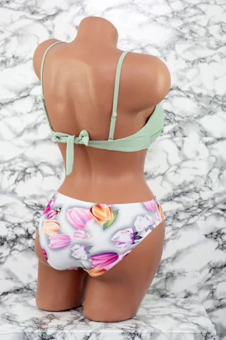 Costum de Baie Dama 2 Piese L18-1 Verde » Reina.Ro