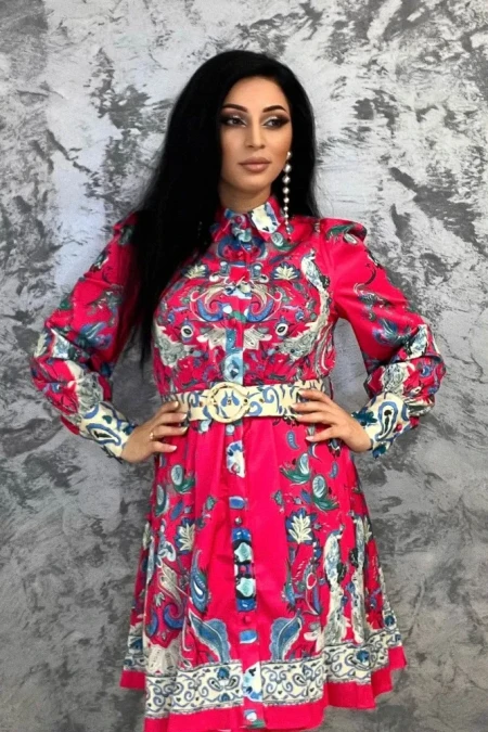 Rochie Dama VMC6913 Roz » Reina.Ro