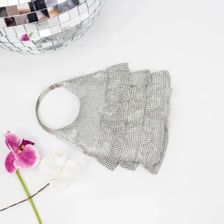 Poseta Dama 38-1A Argintiu » Reina.Ro