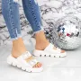 Papuci Dama 2WS10 Alb » Reina.Ro