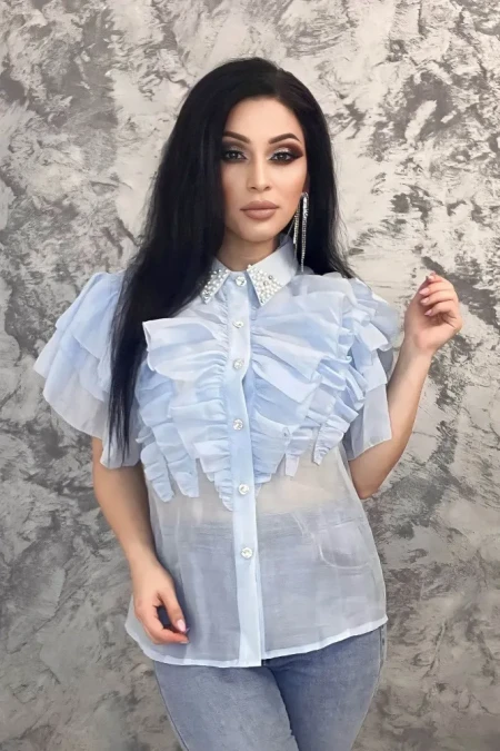 Camasa Dama VMC2673 Albastru » Reina.Ro