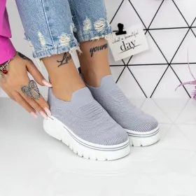 Pantofi Sport Dama  2W1 Gri » Reina.Ro