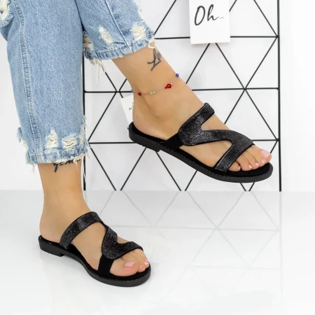 Papuci Dama 2HXS27 Negru » Reina.Ro
