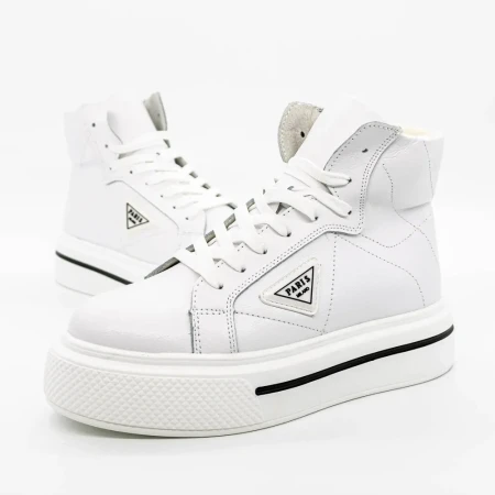 Ghete Dama AW431 Alb » Reina.Ro