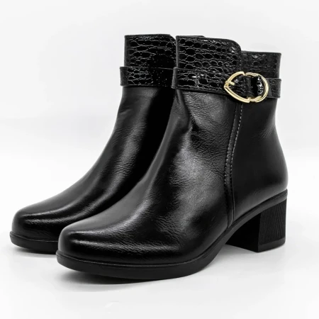 Botine Dama A1022 Negru » Reina.Ro