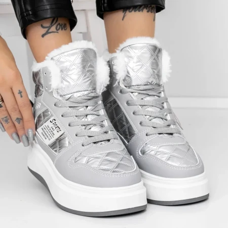 Ghete Dama LLS-087 Gri » Reina.Ro