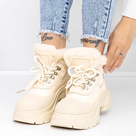 Ghete Dama 3YJ7 Bej » Reina.Ro