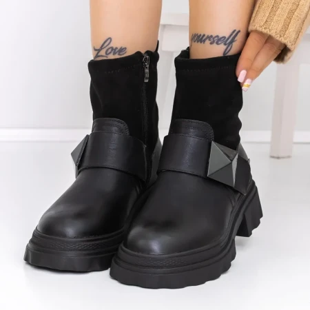 Ghete Dama 3MX18 Negru » Reina.Ro