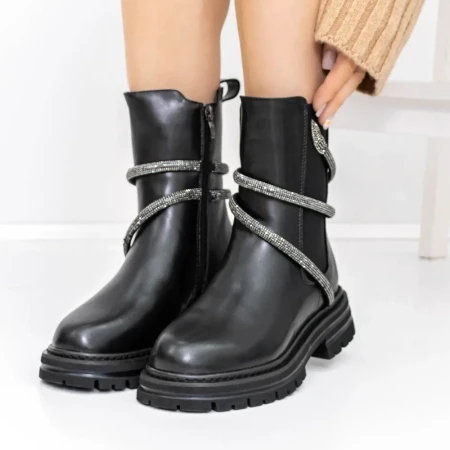 Ghete Dama 3MX25 Negru » Reina.Ro