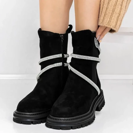 Ghete Dama 3MX25 Negru » Reina.Ro