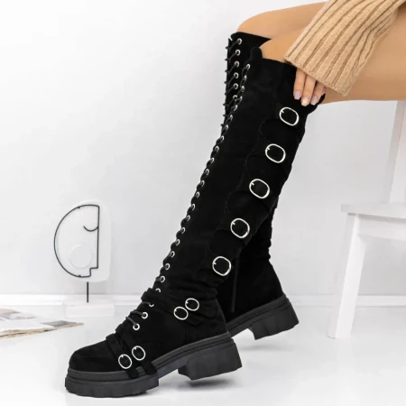 Cizme Dama 3ZP6 Negru » Reina.Ro