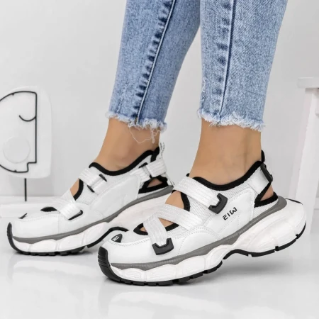 Pantofi Sport Dama 2206 Alb » Reina.Ro