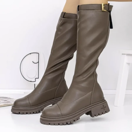 Cizme Dama 8035 Kaki » Reina.Ro