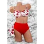 Costum de Baie Dama 3 Piese F65 Alb » Reina.Ro