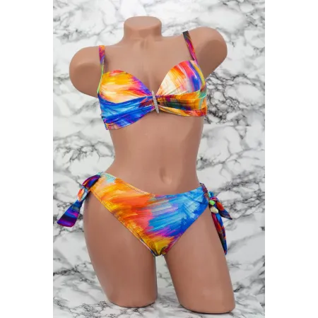 Costum de Baie Dama 2 Piese H01-1 Multicolor » Reina.Ro