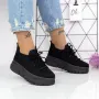 Pantofi Sport Dama 2W2 Negru » Reina.Ro