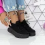 Pantofi Sport Dama 2W2 Negru » Reina.Ro