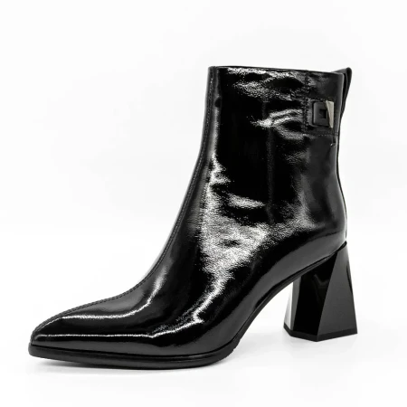 Botine Dama cu Toc gros K5826-5049B Negru » Reina.Ro