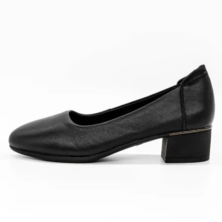 Pantofi cu Toc gros 5261 Negru » Reina.Ro