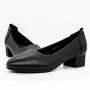 Pantofi cu Toc gros 5261 Negru » Reina.Ro