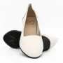 Pantofi cu Toc gros 5261 Crem » Reina.Ro