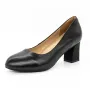 Pantofi cu Toc gros 20712 Negru » Reina.Ro