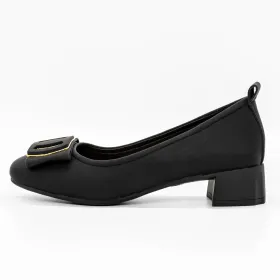 Pantofi cu Toc gros TP5008 Negru » Reina.Ro