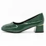 Pantofi cu Toc gros TP377-1 Verde » Reina.Ro