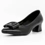 Pantofi cu Toc gros 611706 Negru » Reina.Ro