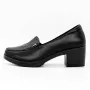 Pantofi cu Toc gros 1583-10 Negru » Reina.Ro