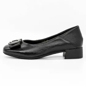 Pantofi cu Toc gros 9625 Negru » Reina.Ro