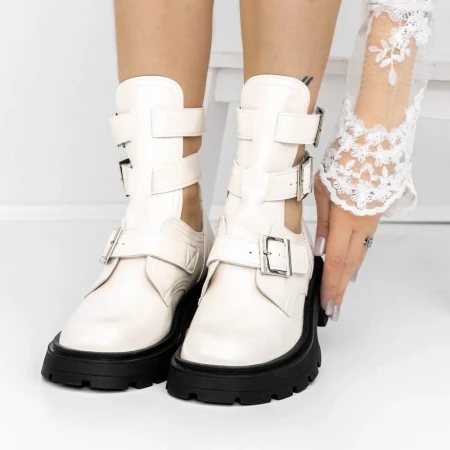 Ghete Dama 3WL91 Alb » Reina.Ro