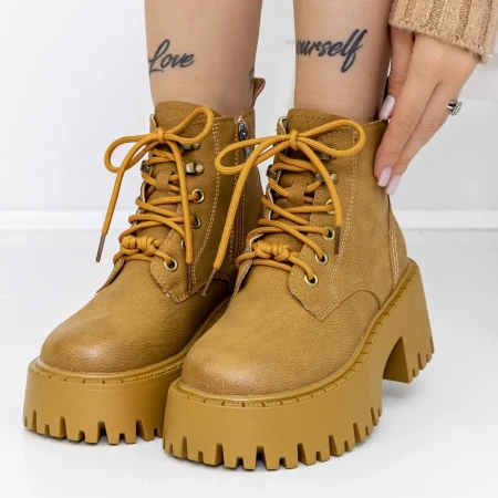 Ghete Dama 3WL116 Galben » Reina.Ro