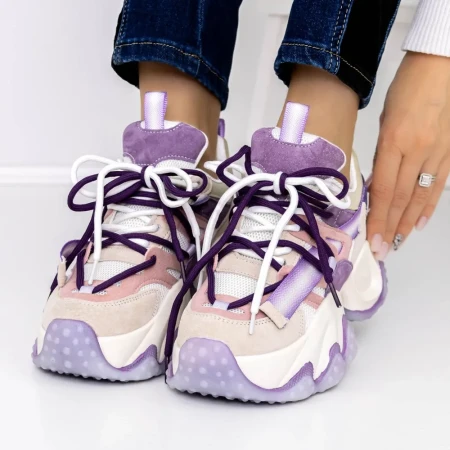 Pantofi Sport Dama 3WL106 Mov » Reina.Ro