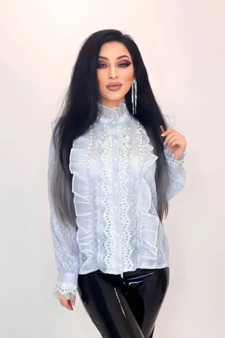 Camasa Dama C9647 Albastru deschis » Reina.Ro