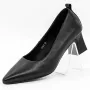 Pantofi cu Toc gros 267678 Negru » Reina.Ro