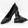 Pantofi cu Toc gros 267678 Negru » Reina.Ro