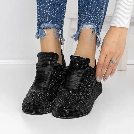 Pantofi Sport Dama 3WL86 Negru » Reina.Ro