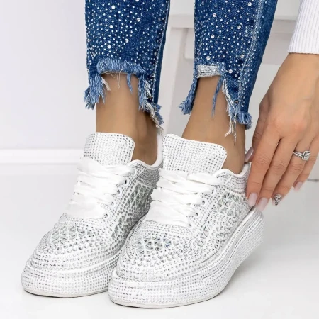 Pantofi Sport Dama 3WL86 Argintiu » Reina.Ro