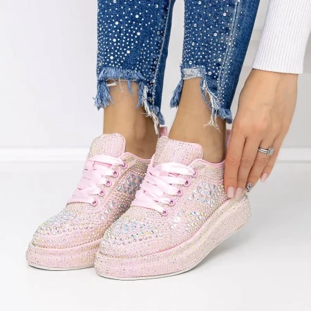 Pantofi Sport Dama 3WL86 Roz » Reina.Ro