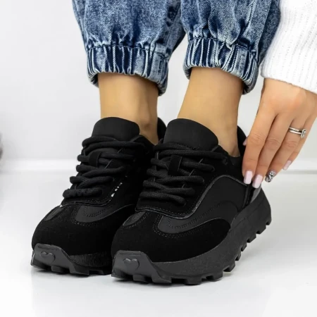 Pantofi Sport Dama 3WL157 Negru » Reina.Ro